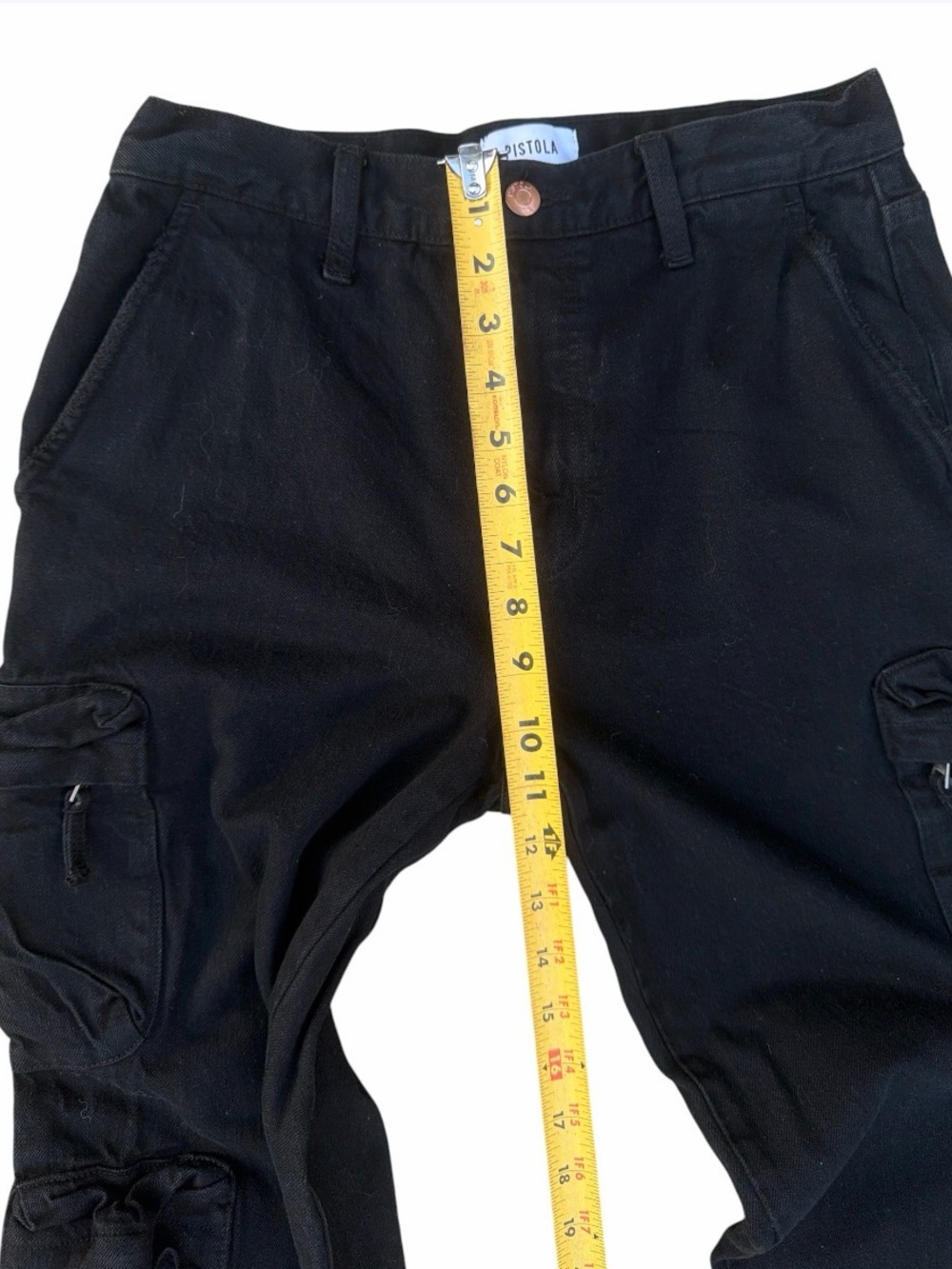 Pistola Black Cargo Jogger Women’s Pants Denim Size 26 - Picture 7 of 10